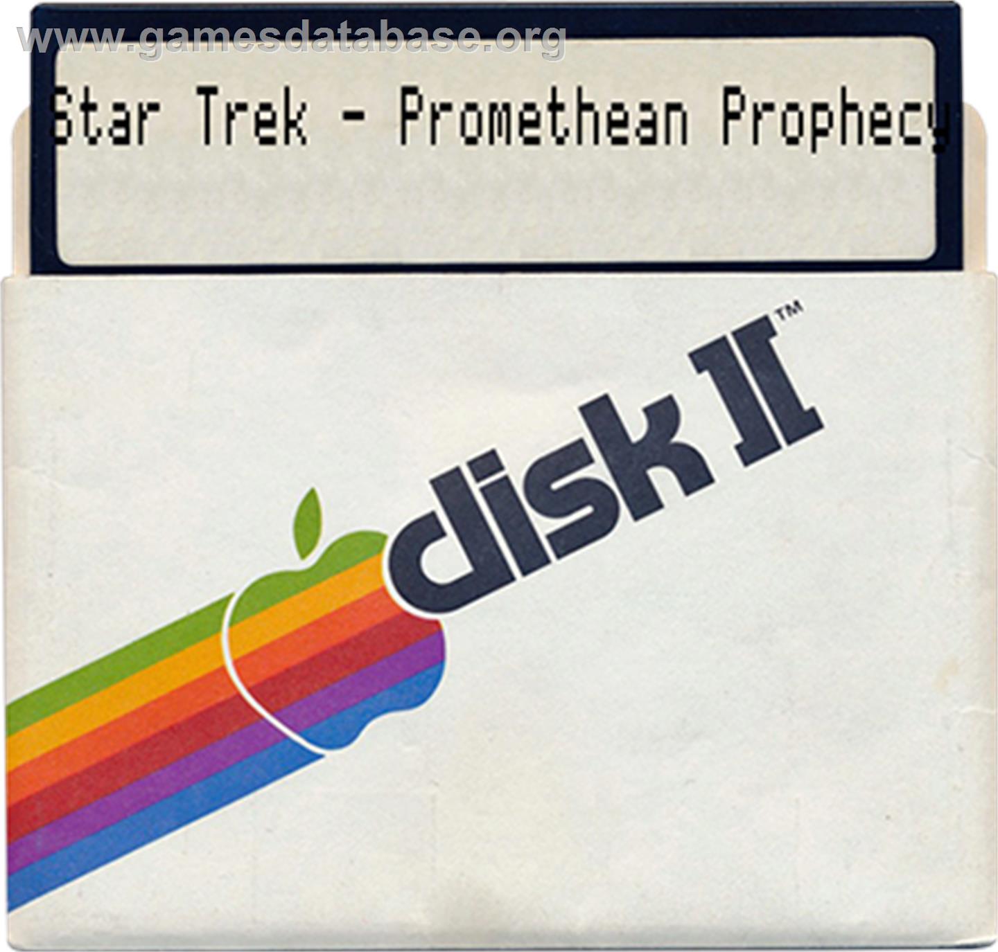 Star Trek The Promethean Prophecy - Apple II - Artwork - Disc