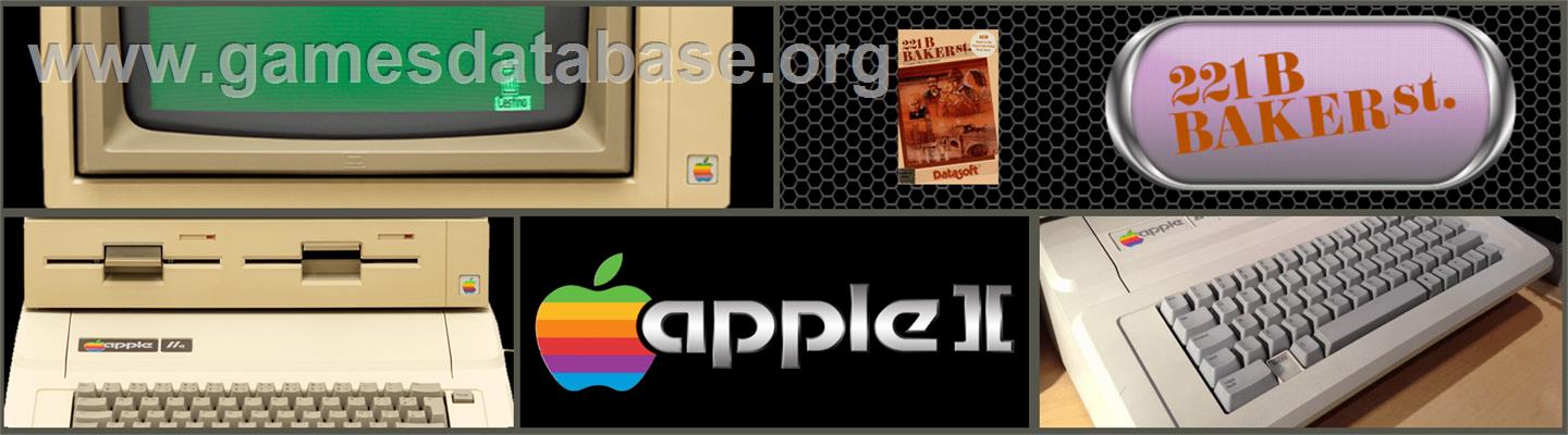221 B Baker St. - Apple II - Artwork - Marquee