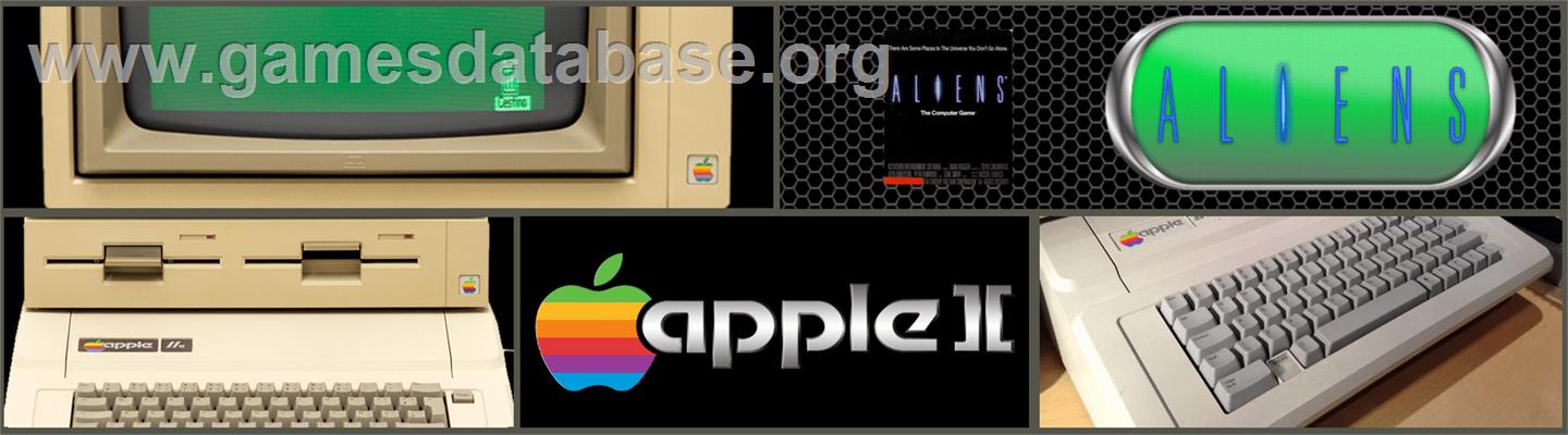 Aliens - Apple II - Artwork - Marquee