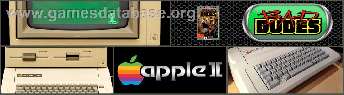 Bad Dudes - Apple II - Artwork - Marquee