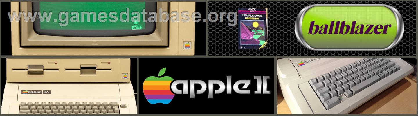 Ballblazer - Apple II - Artwork - Marquee