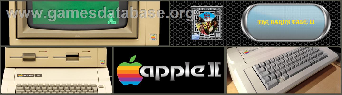Bard's Tale II: The Destiny Knight - Apple II - Artwork - Marquee