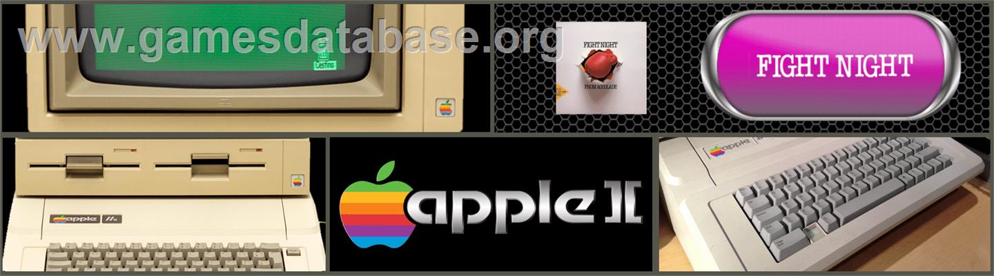 Fight Night - Apple II - Artwork - Marquee