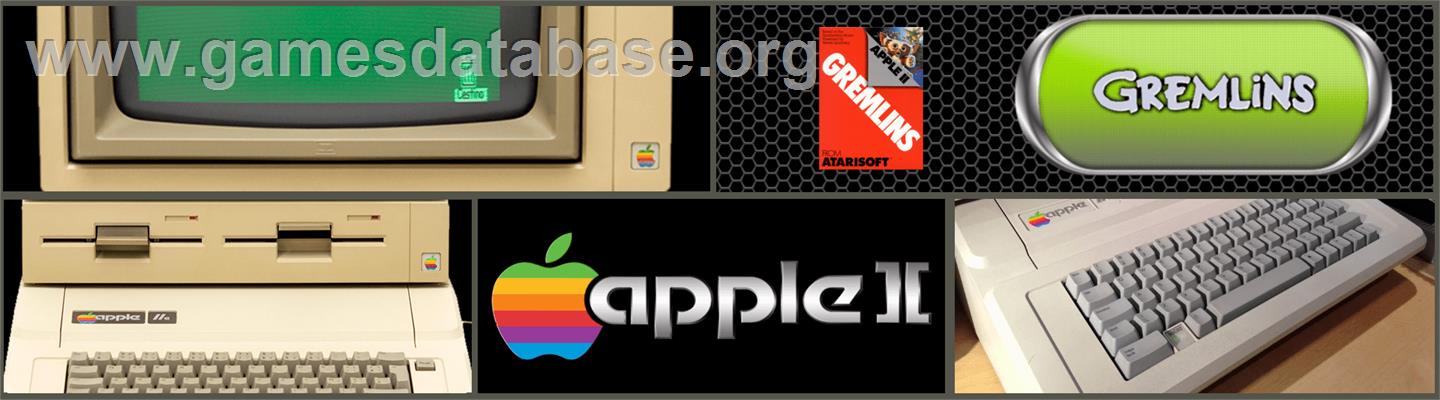 Gremlins - Apple II - Artwork - Marquee