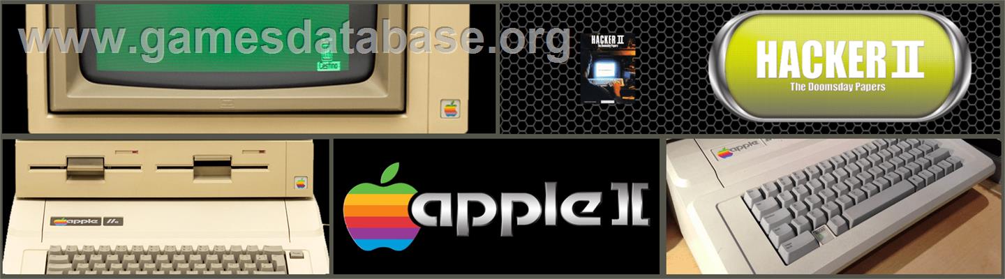Hacker 2: The Doomsday Papers - Apple II - Artwork - Marquee