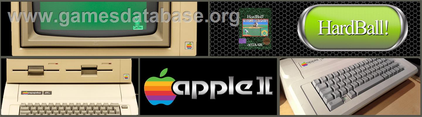 HardBall - Apple II - Artwork - Marquee