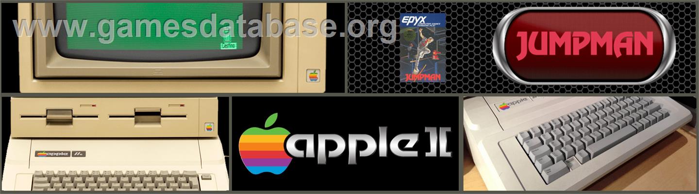 Jumpman - Apple II - Artwork - Marquee