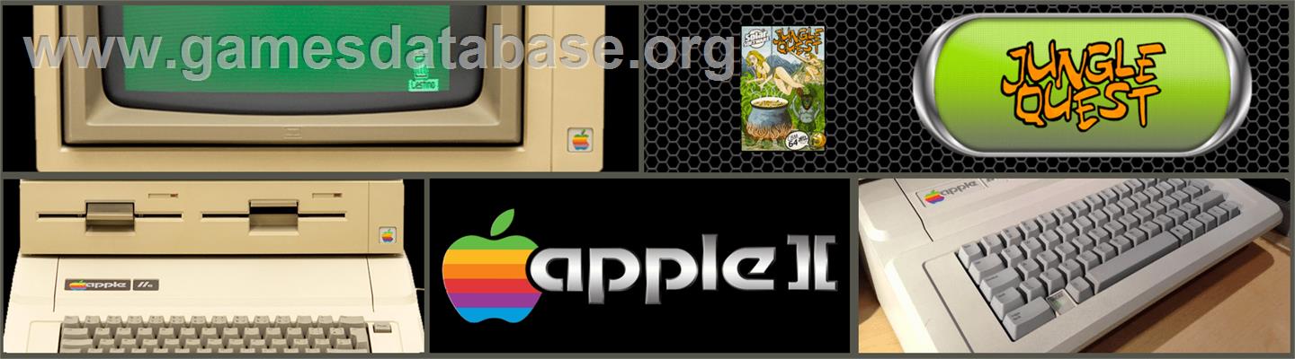 Jungle Quest - Apple II - Artwork - Marquee