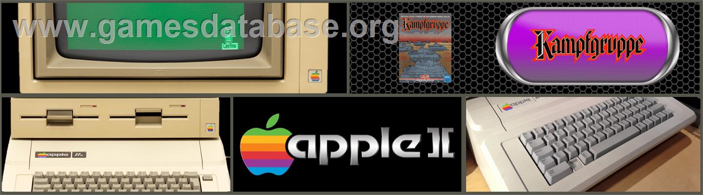 Kampfgruppe - Apple II - Artwork - Marquee
