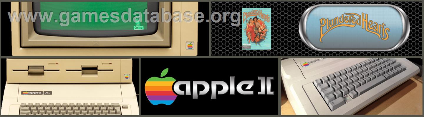 Plundered Hearts - Apple II - Artwork - Marquee