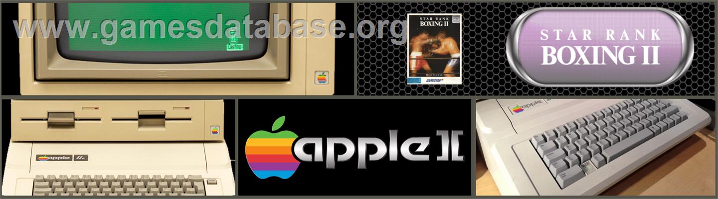 Star Rank Boxing 2 - Apple II - Artwork - Marquee