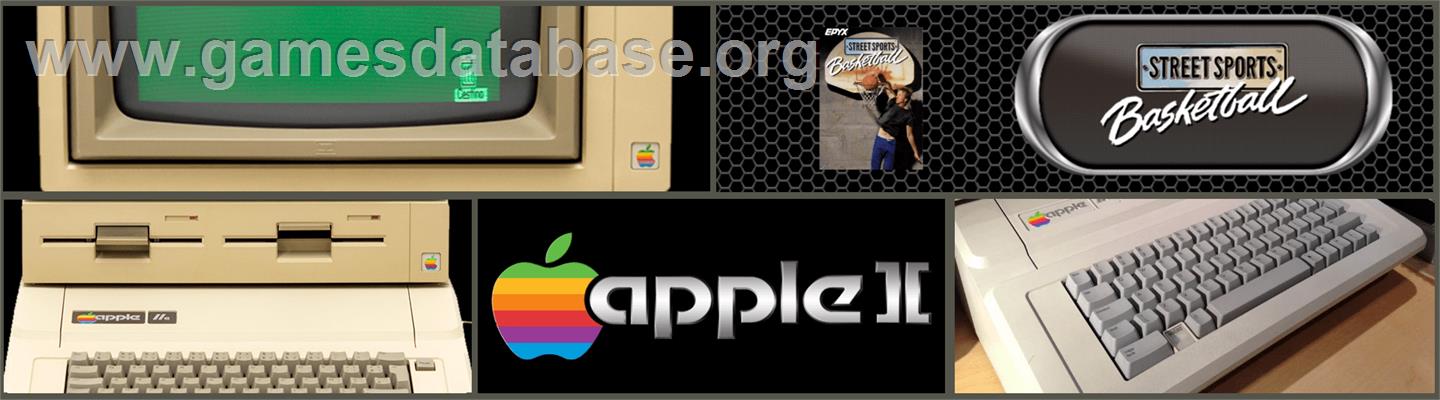 Street Sports Basketball - Apple II - Artwork - Marquee
