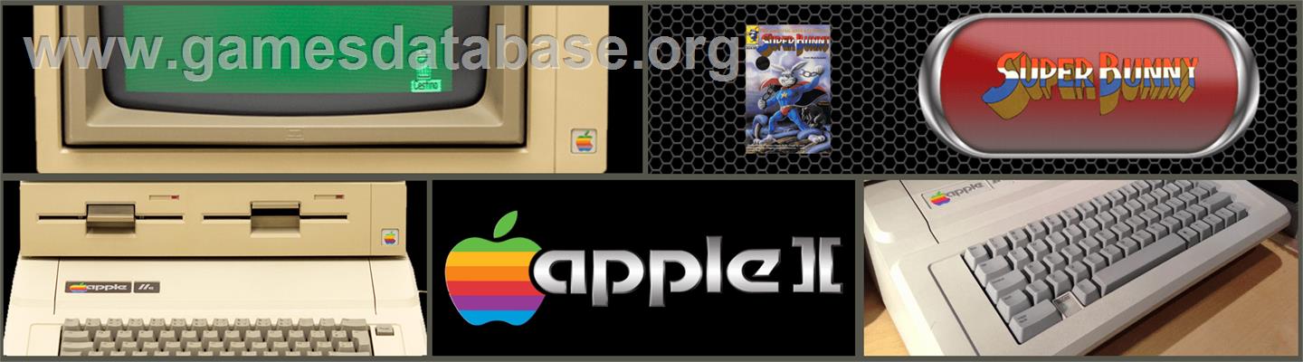 Super Bunny - Apple II - Artwork - Marquee