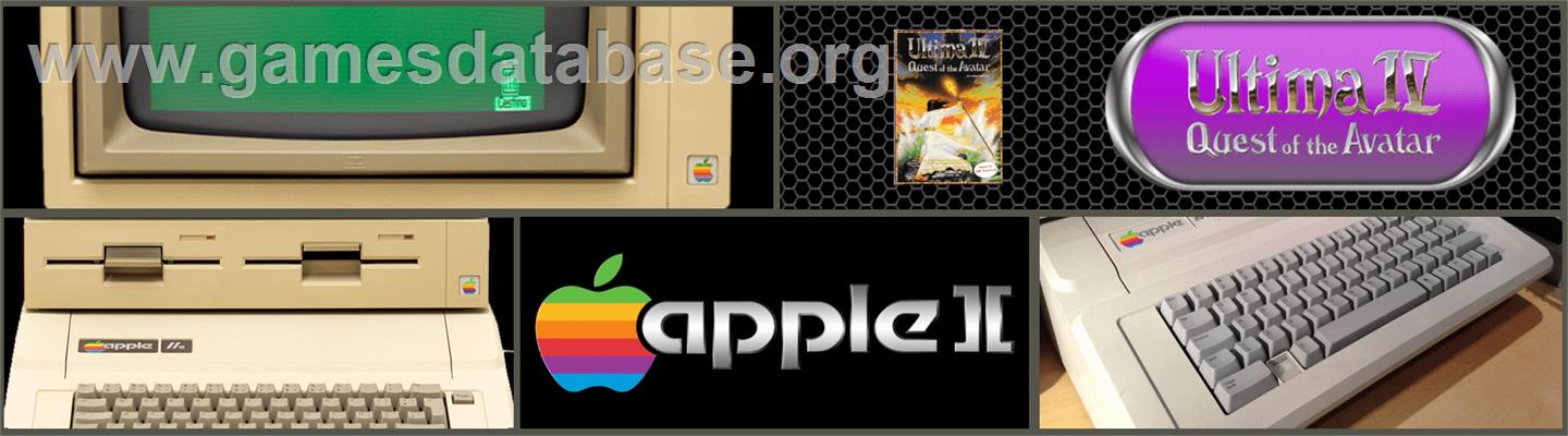 Ultima IV: Quest of the Avatar - Apple II - Artwork - Marquee