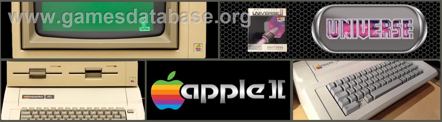 Universe - Apple II - Artwork - Marquee