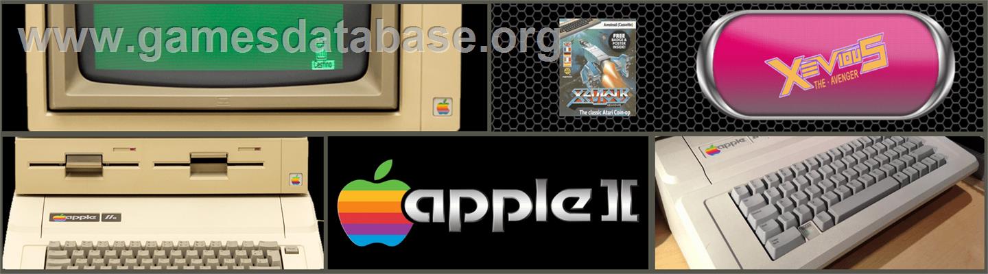 Xevious - Apple II - Artwork - Marquee