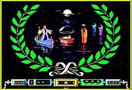 In game image of Airheart on the Apple II.