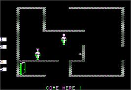 In game image of Beyond Castle Wolfenstein on the Apple II.