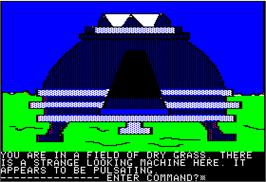 In game image of Border Zone on the Apple II.