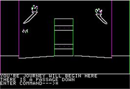In game image of City Centurian on the Apple II.