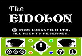 In game image of Eidolon on the Apple II.