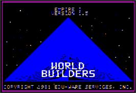In game image of Empire I: World Builders on the Apple II.