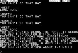 In game image of Enchanter on the Apple II.
