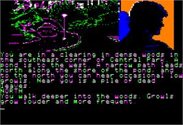 In game image of Fahrenheit 451 on the Apple II.