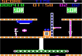 In game image of Heist on the Apple II.