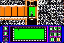 In game image of Impossible Mission on the Apple II.