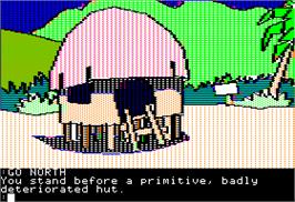 In game image of Mindshadow on the Apple II.