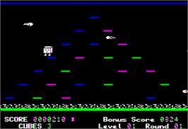 In game image of Mr. Cool on the Apple II.