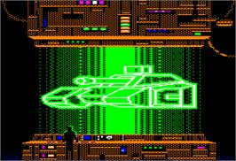 In game image of Omega on the Apple II.