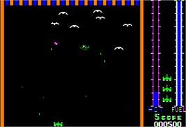 In game image of Threshold on the Apple II.