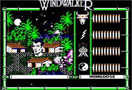 In game image of Windwalker on the Apple II.