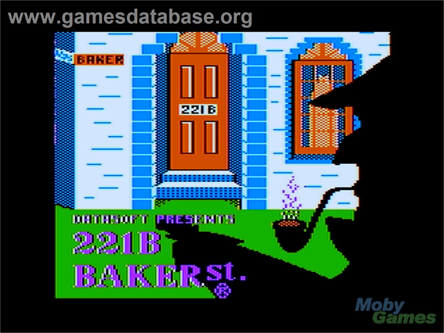 221 B Baker St. - Apple II - Artwork - In Game