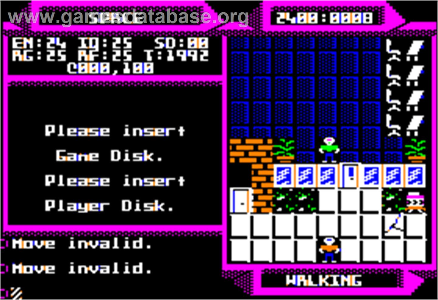 2400 A.D. - Apple II - Artwork - In Game