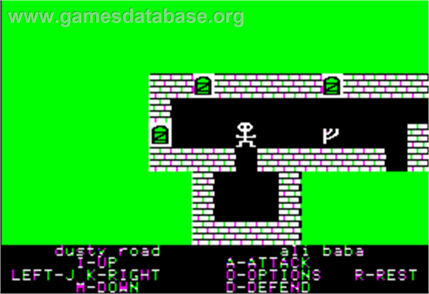 Ali Baba and the Forty Thieves - Apple II - Artwork - In Game