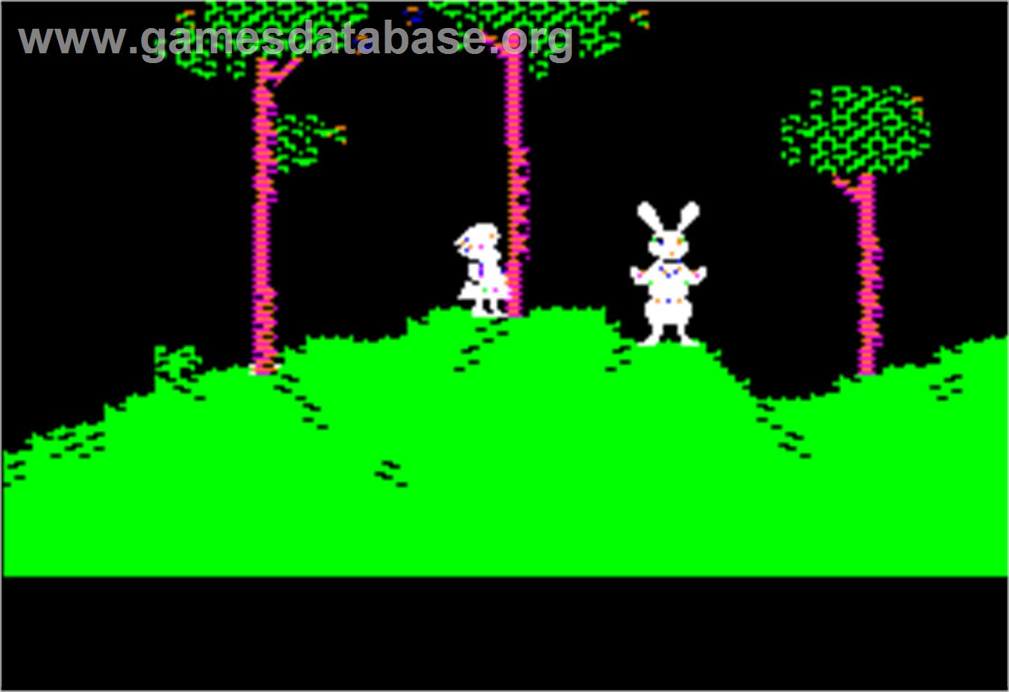 Alice in Wonderland - Apple II - Artwork - In Game