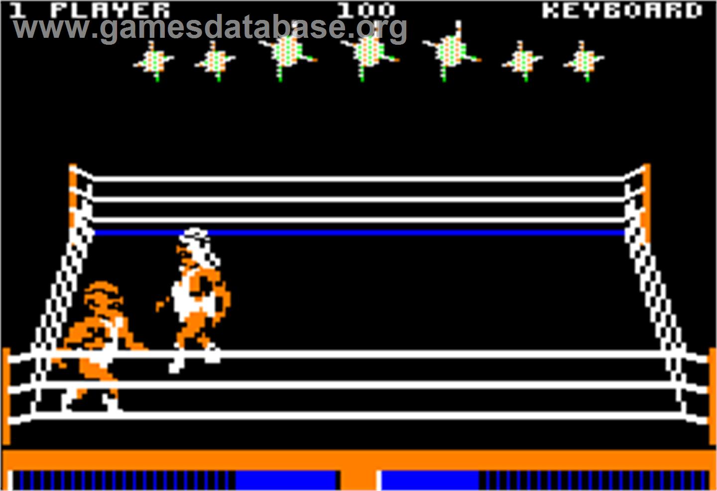 Bop 'n Wrestle - Apple II - Artwork - In Game