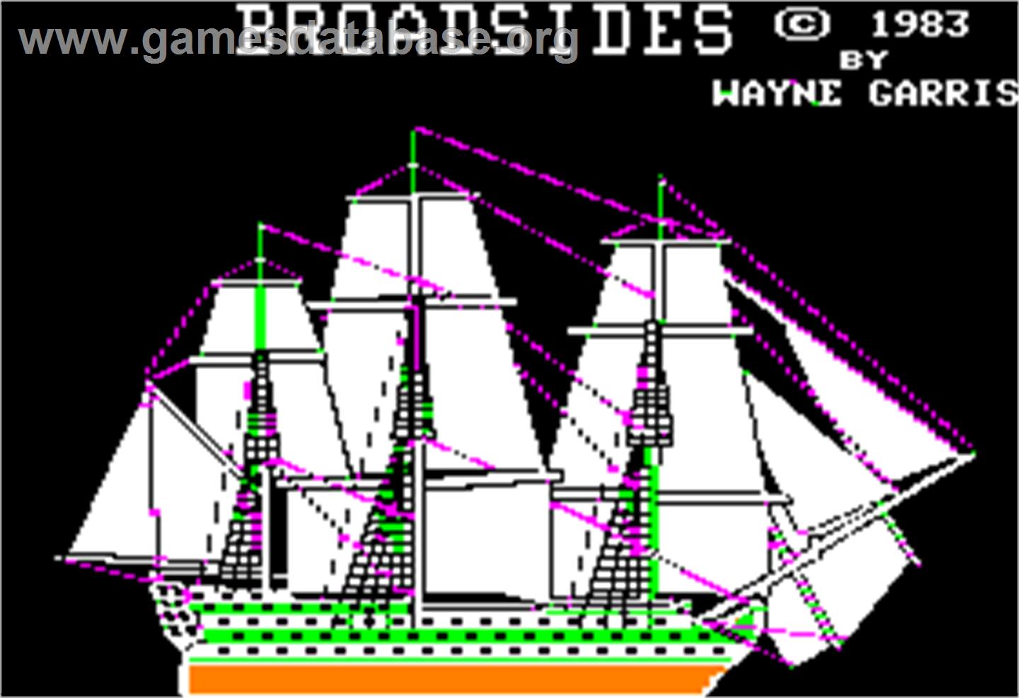 Broadsides - Apple II - Artwork - In Game
