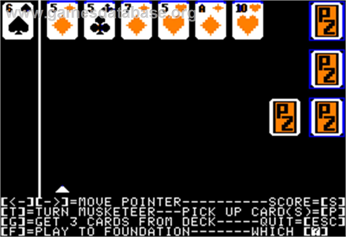 Card Sharks - Apple II - Artwork - In Game