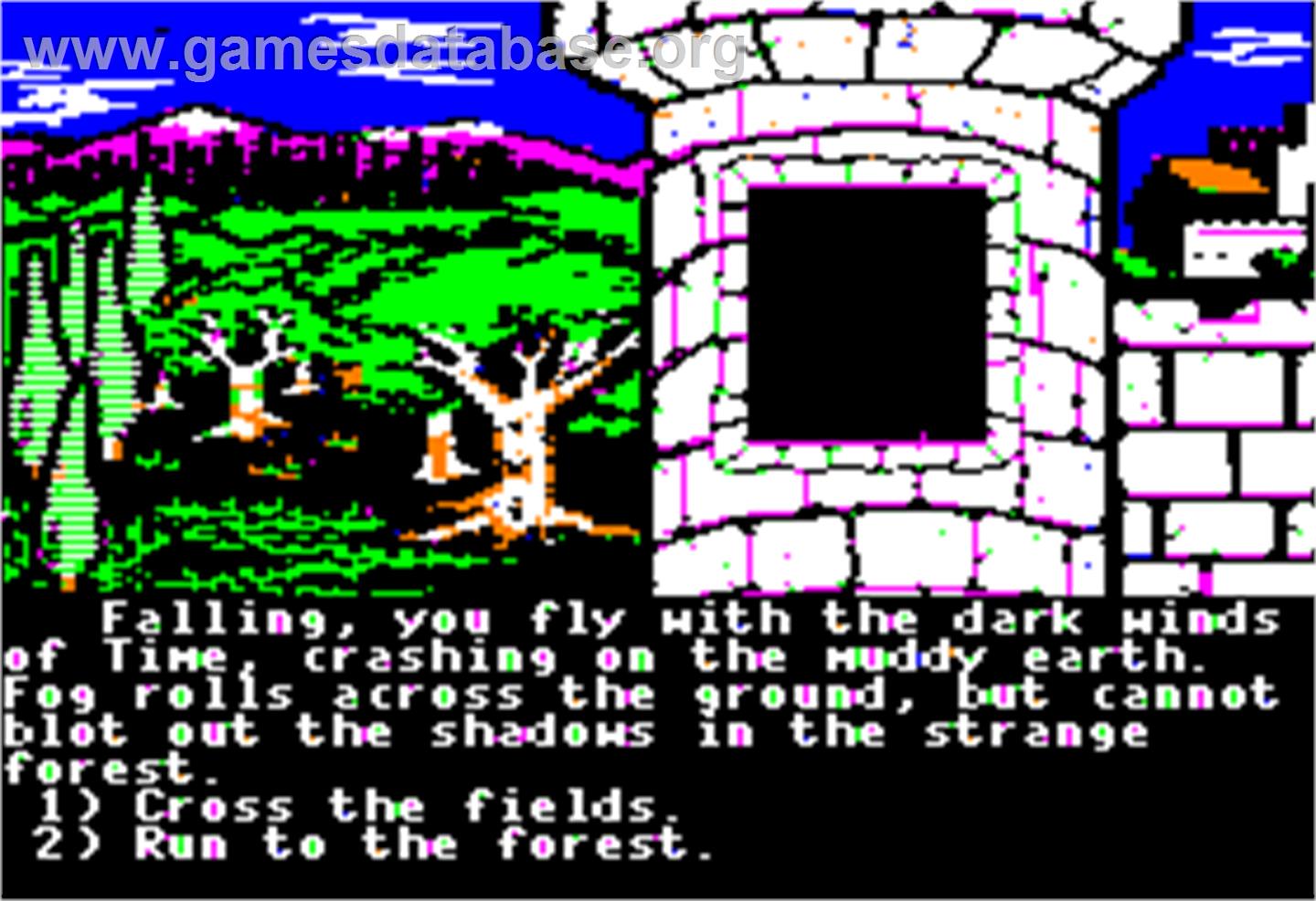 Cave of Time - Apple II - Artwork - In Game