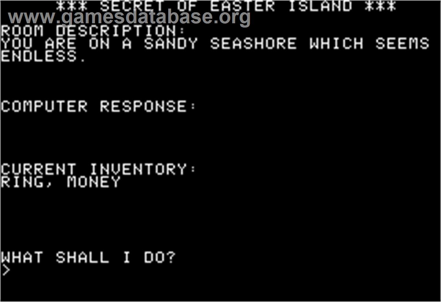Chase on Tom Sawyer's Island - Apple II - Artwork - In Game