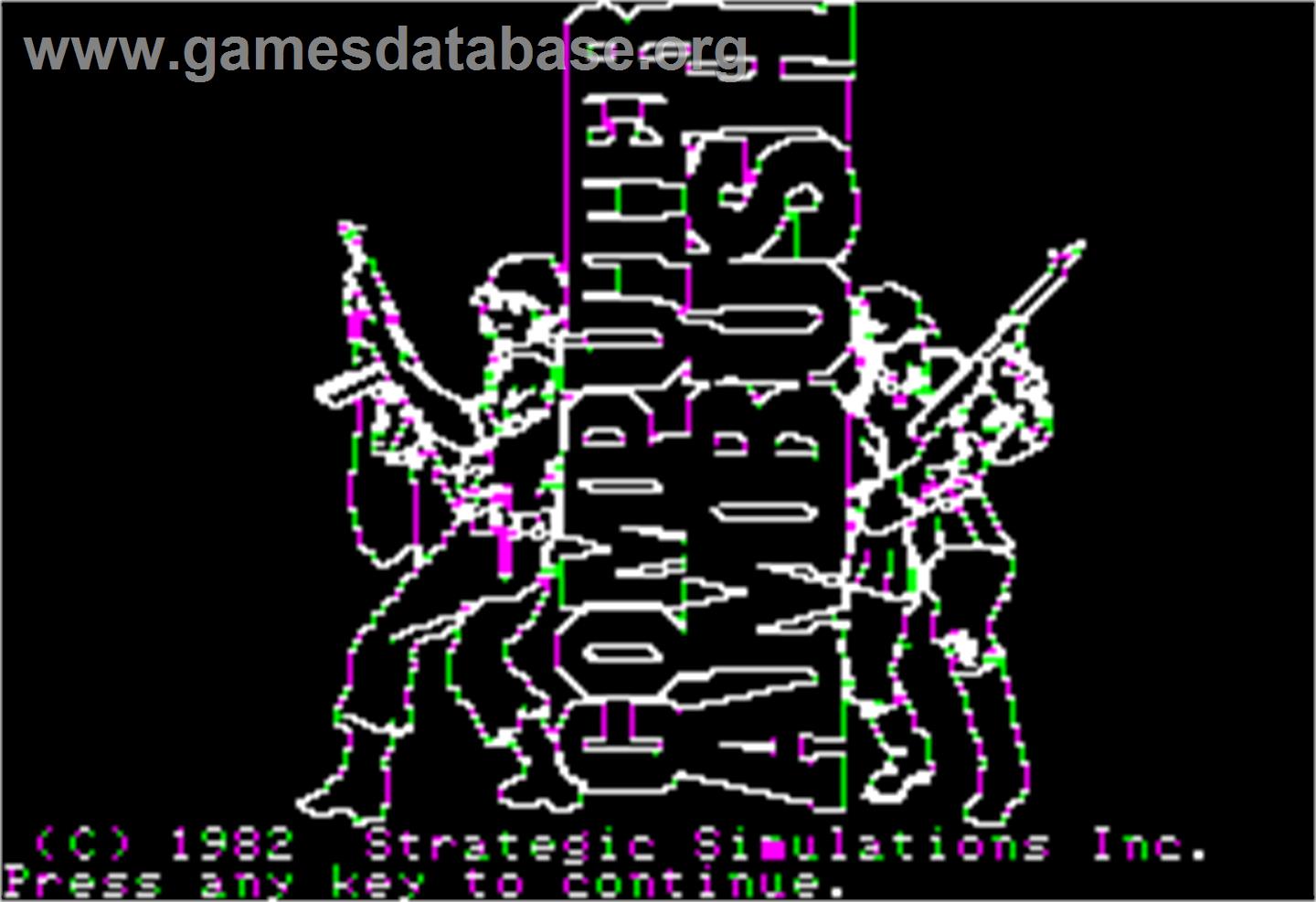 Computer Ambush - Apple II - Artwork - In Game