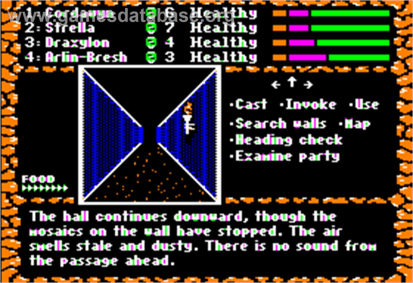 Dark Heart of Uukrul - Apple II - Artwork - In Game
