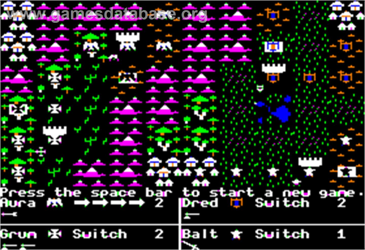 Darkhorn - Apple II - Artwork - In Game