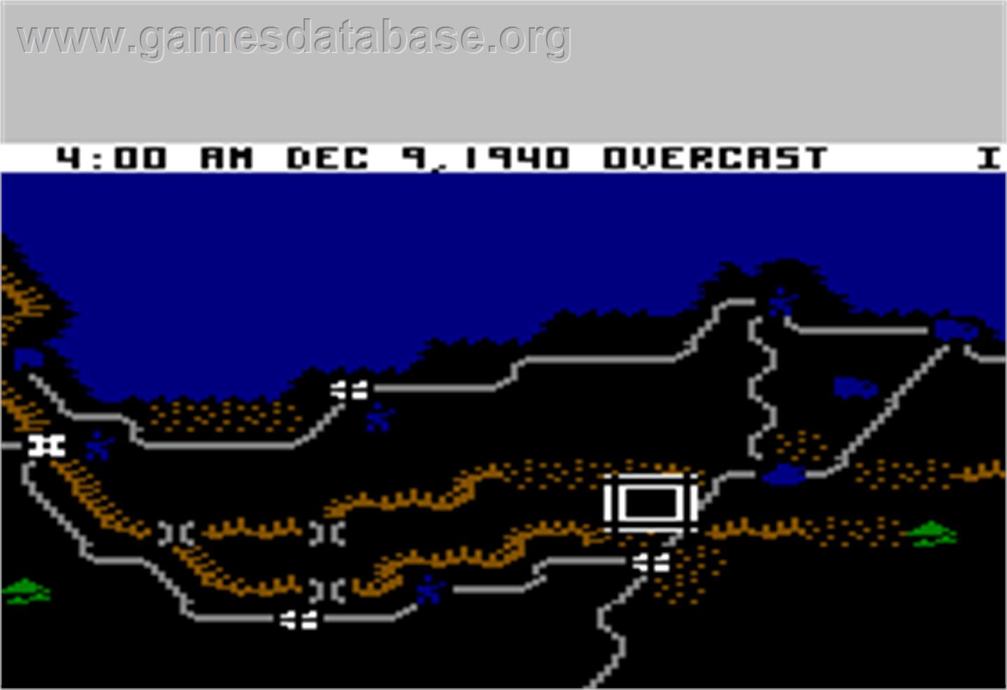 Decision in the Desert - Apple II - Artwork - In Game