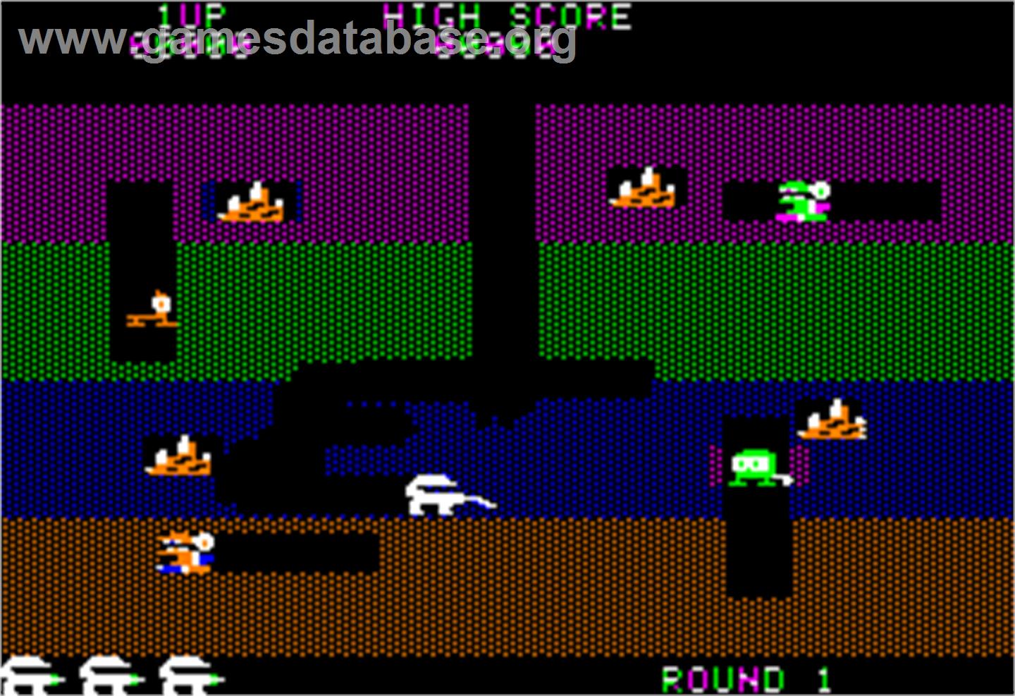 Dodgem - Apple II - Artwork - In Game