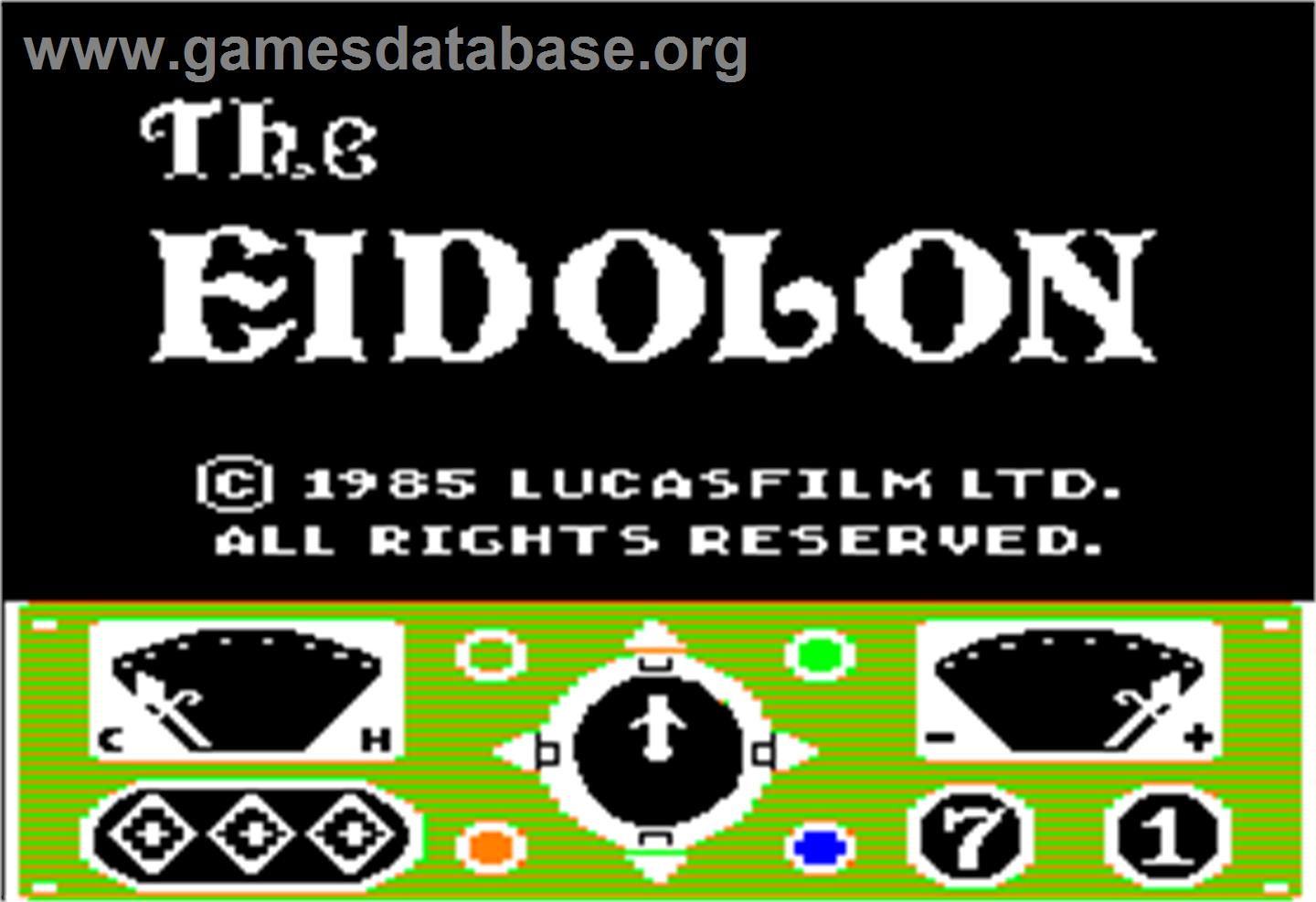 Eidolon - Apple II - Artwork - In Game